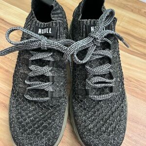 NoBull Men's Black Allday Knit Sneakers